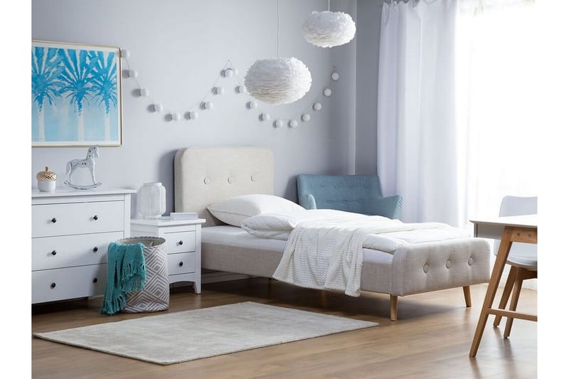 Brathay Resårmadrass Fast 90x200 cm - Vit - Products - Möbler - Säng - Madrass - Resårmadrass & resårbotten