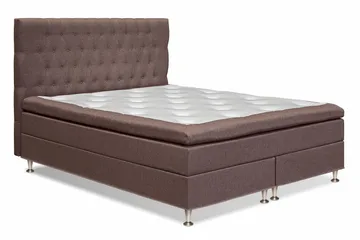 Meja Kontinentalsäng 160x200 - Mörkbrun - Products - Möbler - Säng - Kontinentalsäng
