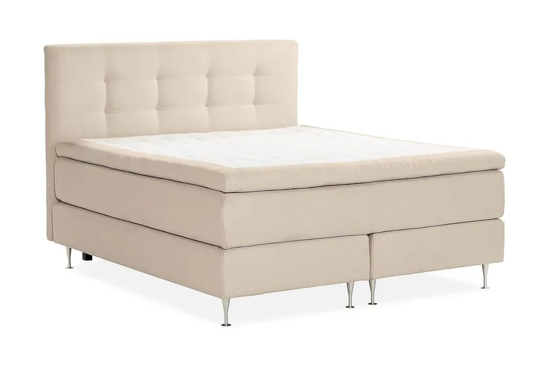 Oslo Lyx Kontinentalsäng Boucle 180x200 - Beige - Products - Möbler - Säng - Kontinentalsäng