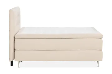 Oslo Lyx Sängpaket Boucle 180x200 Knappad gavel - Beige - Products - Möbler - Säng - Kontinentalsäng