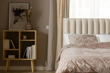 Princess Kontinentalsäng 120x200cm - Beige/Sammet - Products - Möbler - Säng - Kontinentalsäng