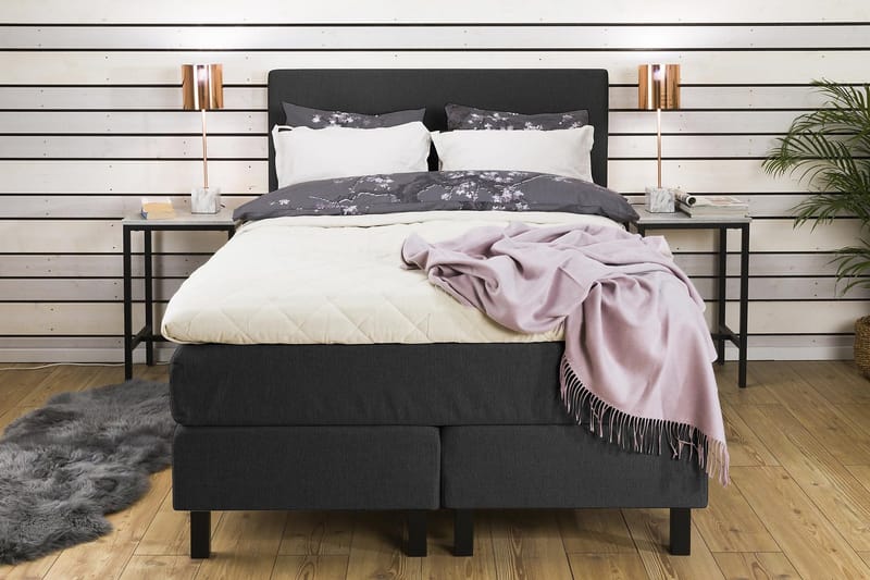 Princess Kontinentalsäng 140x200cm - Grå - Products - Möbler - Säng - Kontinentalsäng