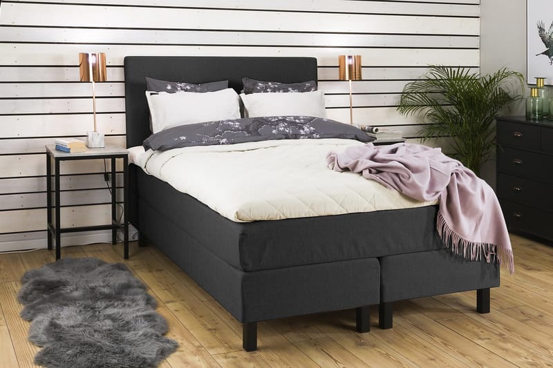 Princess Kontinentalsäng 140x200cm - Grå - Products - Möbler - Säng - Kontinentalsäng