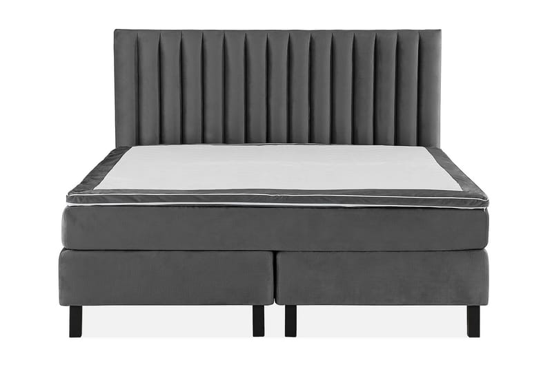 Princess Kontinentalsäng 160x200cm - Mörkgrå/Sammet - Products - Möbler - Säng - Kontinentalsäng