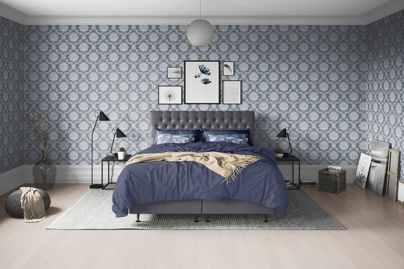 Joluma Sänggavel 140 Knappar - Mörkgrå - Products - Möbler - Säng - Sängtillbehör & sänggavel - Sänggavel