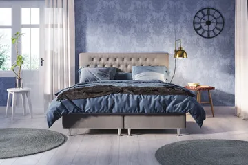 Meja Diamant Sänggavel 180x120 - Ljusgrå - Products - Möbler - Säng - Sängtillbehör & sänggavel - Sänggavel