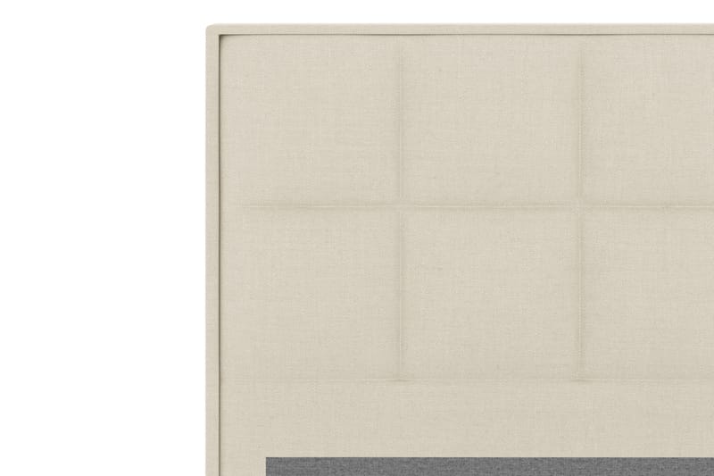 Select Sänggavel 120 cm Rutig - Beige - Products - Möbler - Säng - Sängtillbehör & sänggavel - Sänggavel