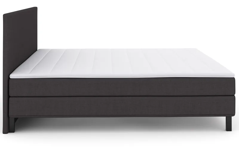 Select No 1 Komplett Sängpaket 210x210 - Mörkgrå/Svart - Products - Möbler - Säng - Kontinentalsäng