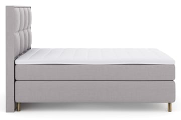Select No 3 Komplett Sängpaket 140x200 Fast - Ljusgrå/Koppar - Products - Möbler - Säng - Kontinentalsäng
