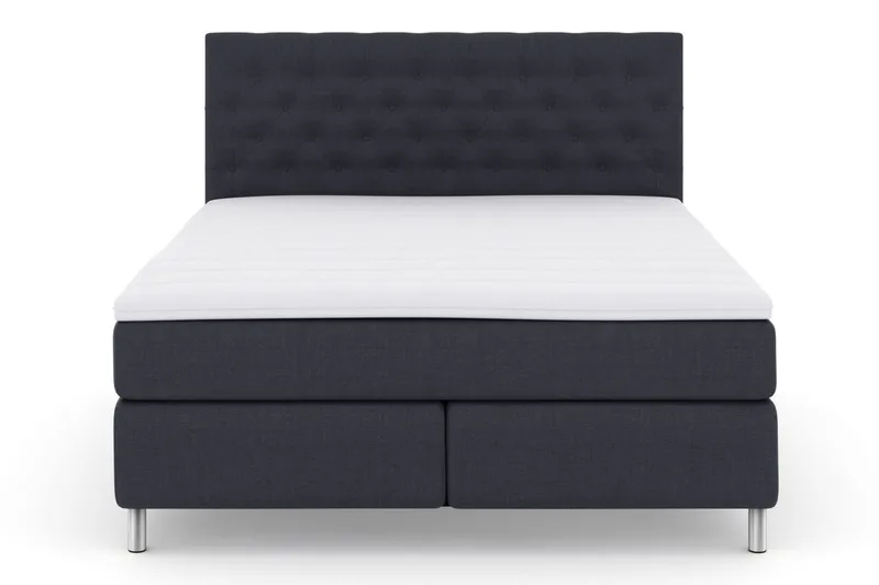 Select No 3 Komplett Sängpaket 210x210 Fast, Blå/Metall