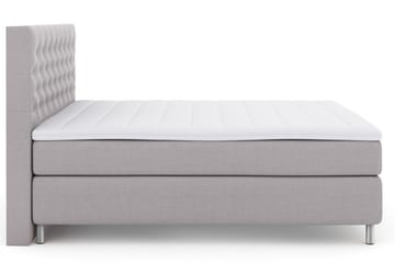 Select No 3 Komplett Sängpaket 210x210 Fast/Medium - Ljusgrå/Metall - Products - Möbler - Säng - Kontinentalsäng