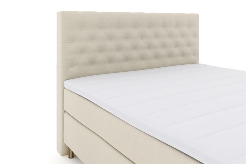 Select No 3 Kontinentalsäng 210x210 Fast/Medium - Beige/Koppar - Products - Möbler - Säng - Kontinentalsäng