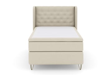 Select No 4 Komplett Sängpaket 120x200 Medium - Beige/Metall V-form - Products - Möbler - Säng - Enkelsäng