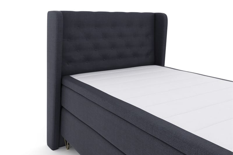 Select No 4 Komplett Sängpaket 120x200 Medium - Blå/Metall V-form - Products - Möbler - Säng - Enkelsäng