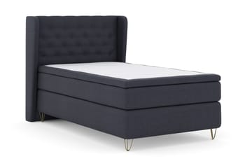 Select No 4 Komplett Sängpaket 120x200 Medium - Blå/Metall V-form - Products - Möbler - Säng - Enkelsäng