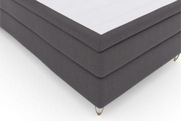 Select No 4 Komplett Sängpaket 120x200 Medium - Mörkgrå/Metall V-form - Products - Möbler - Säng - Enkelsäng