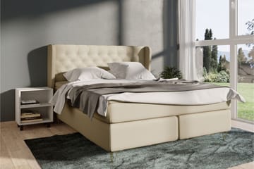 Select No 4 Komplett Sängpaket 140x200 Fast - Beige/Guld - Products - Möbler - Säng - Kontinentalsäng