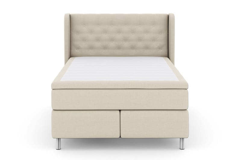 Select No 4 Komplett Sängpaket 160x200 Fast/Medium, Beige/Metall