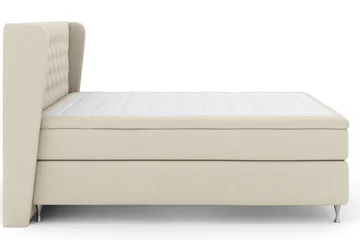 Select No 4 Komplett Sängpaket 160x200 Fast/Medium - Beige/Silver - Products - Möbler - Säng - Kontinentalsäng