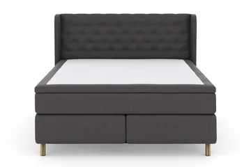 Select Sänggavel med Sidor 180 cm - Mörkgrå