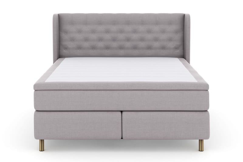 Select No 4 Komplett Sängpaket 180x200 Medium, Ljusgrå/Koppar