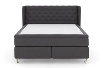 Select Sänggavel med Sidor 180 cm - Mörkgrå