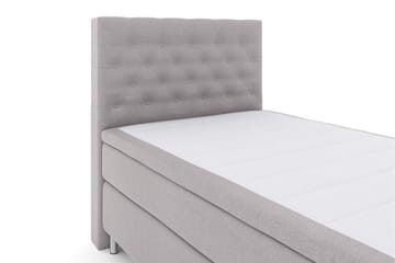 Select No 4 Kontinentalsäng 120x200 Fast - Ljusgrå/Metall - Products - Möbler - Säng - Enkelsäng