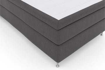Select No 4 Kontinentalsäng 120x200 Medium - Mörkgrå/Silver - Products - Möbler - Säng - Enkelsäng