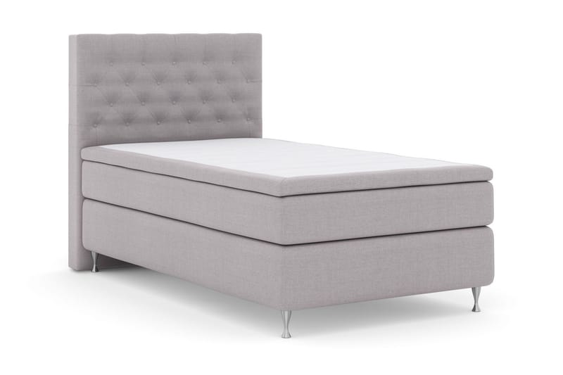 Select No 5 Komplett Sängpaket 120x200 Fast Latex - Ljusgrå/Silver - Products - Möbler - Säng - Enkelsäng
