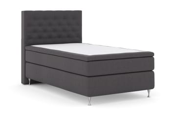 Select No 5 Komplett Sängpaket 120x200 Fast Latex - Mörkgrå/Silver - Products - Möbler - Säng - Enkelsäng
