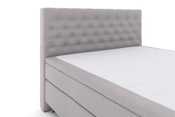 Select No 5 Komplett Sängpaket 180x200 Fast Latex - Ljusgrå/Guld - Products - Möbler - Säng - Kontinentalsäng