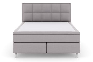 Select Rutig Sänggavel 180 cm - Ljusgrå