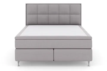 Select No 5 Komplett Sängpaket 210x210 Medium Watergel - Ljusgrå/Silver - Products - Möbler - Säng - Kontinentalsäng