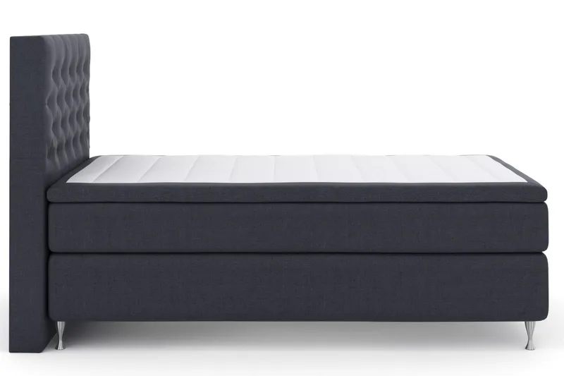 Select No 5 Kontinentalsäng 120x200 Medium Latex - Blå/Silver - Products - Möbler - Säng - Enkelsäng