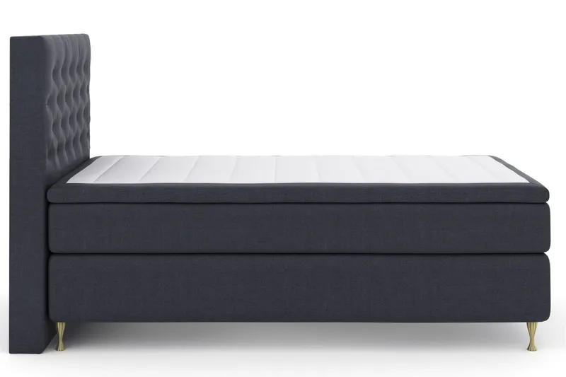 Select No 5 Kontinentalsäng 120x200 Medium Watergel, Blå/Guld