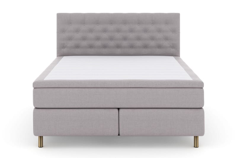 Select No 5 Kontinentalsäng 160x200 Fast Watergel - Ljusgrå/Koppar - Products - Möbler - Säng - Kontinentalsäng