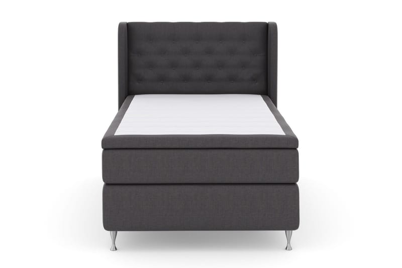 Select No 6 Komplett Sängpaket 120x200 Fast Watergel - Mörkgrå/Silver - Products - Möbler - Säng - Enkelsäng