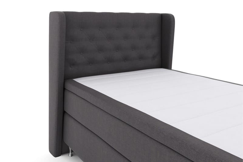 Select No 6 Komplett Sängpaket 120x200 Fast Watergel - Mörkgrå/Silver - Products - Möbler - Säng - Enkelsäng