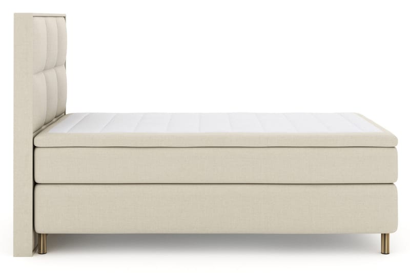 Select No 6 Komplett Sängpaket 120x200 Medium Latex/Memory - Beige/Koppar - Products - Möbler - Säng - Enkelsäng