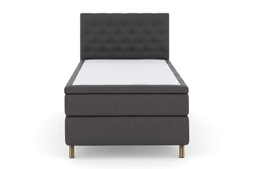 Select No 6 Komplett Sängpaket 120x200 Medium Latex/Memory - Mörkgrå/Koppar - Products - Möbler - Säng - Enkelsäng