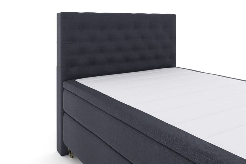Select No 6 Komplett Sängpaket 140x200 Fast Latex/Memory - Blå/Metall V-form - Products - Möbler - Säng - Kontinentalsäng