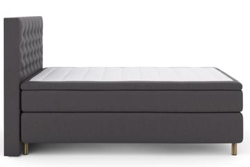 Select No 6 Kontinentalsäng 140x200 Fast/Medium Watergel - Mörkgrå/Koppar - Products - Möbler - Säng - Kontinentalsäng