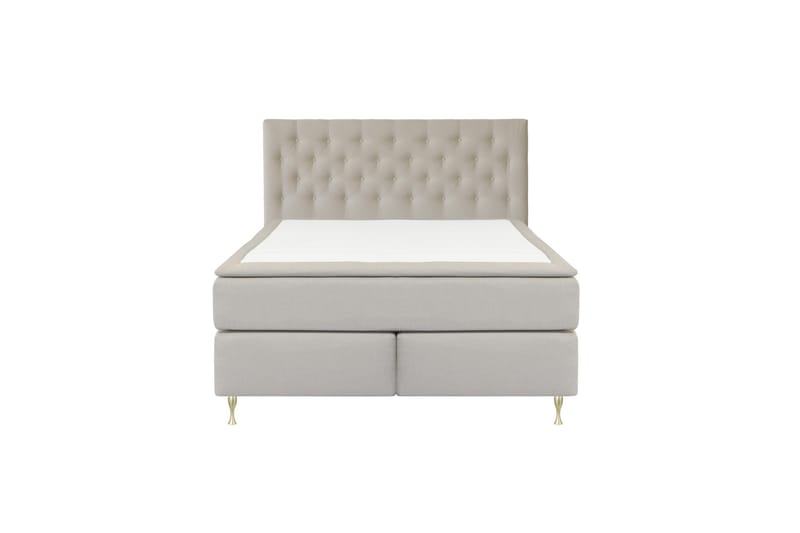 Select No 6 Kontinentalsäng 210x210 Fast/Medium Watergel - Beige/Guld - Products - Möbler - Säng - Kontinentalsäng