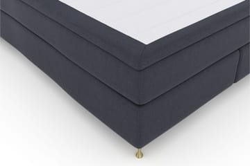 Select No 6 Kontinentalsäng 210x210 Fast/Medium Watergel - Blå/Guld - Products - Möbler - Säng - Kontinentalsäng