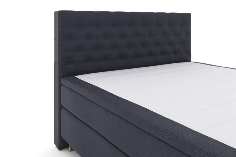 Select No 6 Kontinentalsäng 210x210 Fast/Medium Watergel - Blå/Guld - Products - Möbler - Säng - Kontinentalsäng