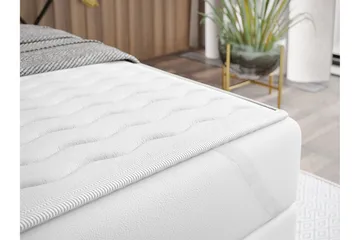 Skaftå Kontinentalsäng 160x200 cm - Svart/Vit - Products - Möbler - Säng - Säng med förvaring