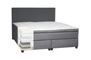 Sundborn Kontinentalsäng 180x200 cm, Grå