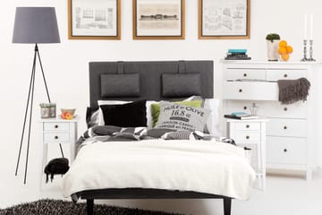 Viken Bas Ramsäng 120x200 Ancona - Ancona Grå - Products - Möbler - Säng - Enkelsäng