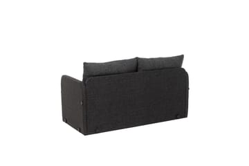 2-sits bäddsoffa Rubby (148 x 70 x 66 cm) Mörkgrå - Mörkgrå - Products - Möbler - Soffa - Bäddsoffa - 2 sits bäddsoffa