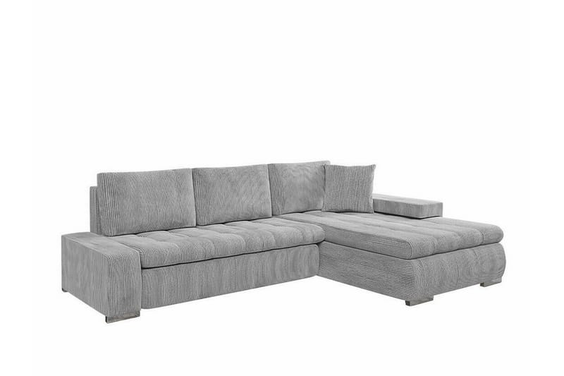 Cerys 3-sits Hörnbäddsoffa Light grey/Dark grey